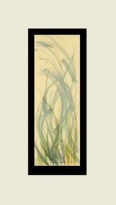 C PETERSON * Original Watercolor PAINTING * Weeds No5 Abstract Impressionist ART - Picture 1 of 10