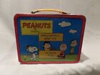 VINTAGE "PEANUTS" METAL LUNCH BOX BY SCHULZ FEATURING--SNOOPY & CHARLIE BROWN 19
