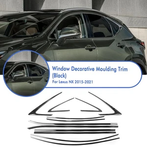 Car Window Strip Moulding Trim Weatherstrip Decor For Lexus NX 2015-2021 12PCS - Picture 1 of 21