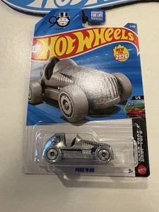 2026 HOT WHEELS 90 YEAR OF MONOPOLY'S SILVER PASS 'N GO 1/5 DROP TOPS 5/250 - Bild 1 von 2
