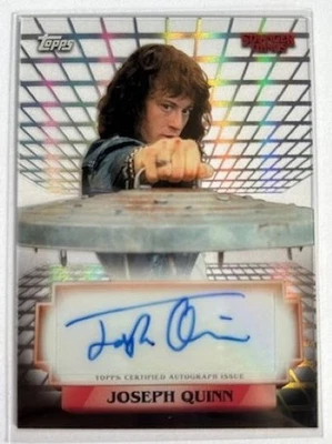 2025 Topps Stranger Things High Tek Joseph Quinn as Eddy Munson Auto - Image 1 of 2