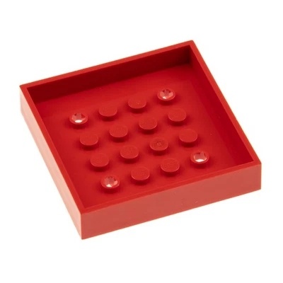 1x Lego Fabuland Contenedor 6x6x1 Caja Roja Vehículo Área de Carga 3641 3670 4452 Foto 1 de 2