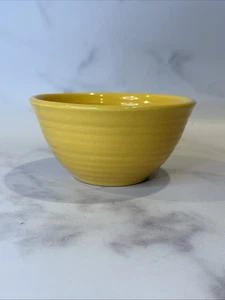 BAUER CALIFORNIA KERAMIK RINGGESCHIRR RÜHRSCHÜSSEL #36, 5 3/4" BREIT, KANARIENGELB - Bild 1 von 3