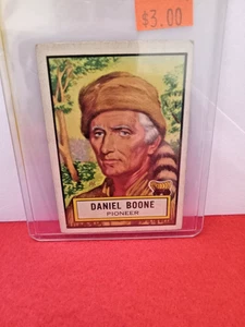 1952 Topps LOOK & SEE Card #55 DANIEL BOONE  VG - Picture 1 of 2