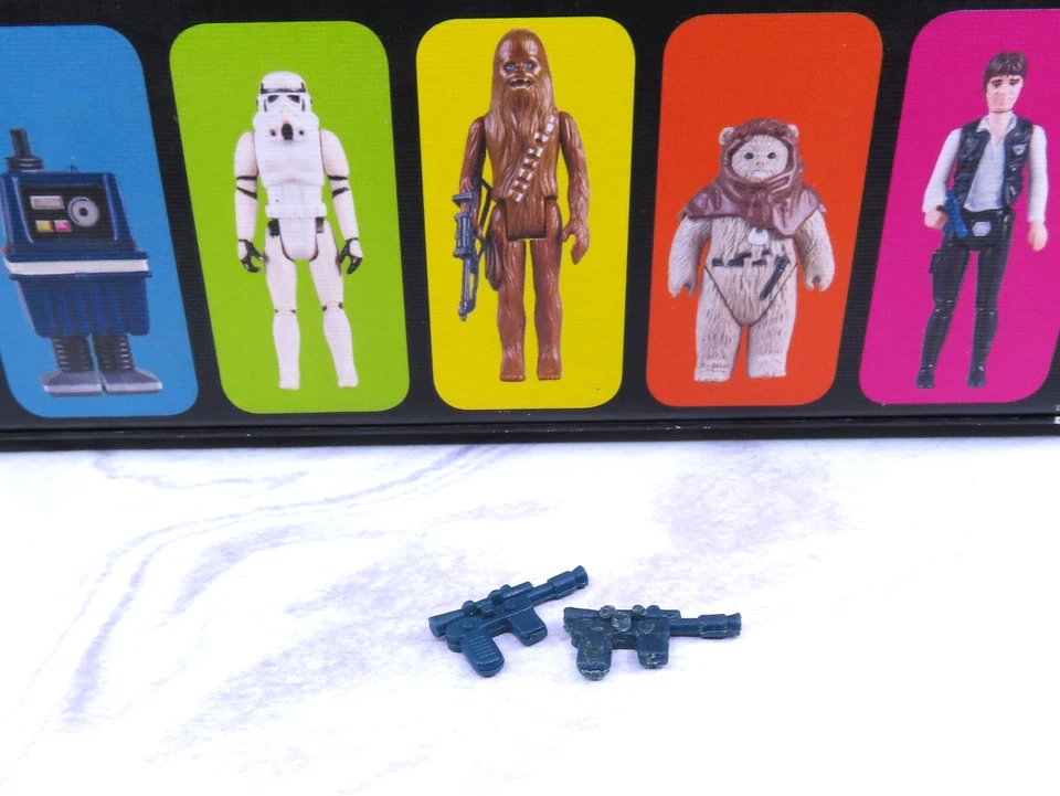 Lote Blaster Vintage Star Wars Original Azul Contrabandista Rebel Blaster 1980 Kenner Foto 1 de 4