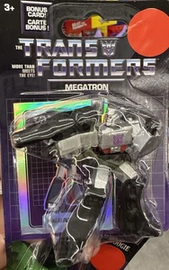 Minifigure Megatron Transformers Decepticons Hasbro 2" con carta Holo bonus nuova - Foto 1 di 8
