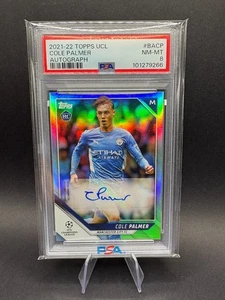 Topps Chrome UCL 2021/22 Cole Palmer Auto Rookie RC PSA - Bild 1 von 2