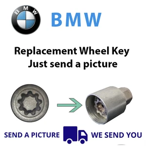 Tornillo de bloqueo maestro de seguridad llave tuerca de rueda BMW serie 7 serie 8 Reino Unido LWNK a juego - Imagen 1 de 1