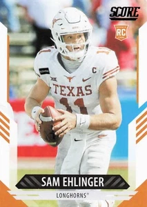 2021 Score Sam Ehlinger Rookie Indianapolis Colts RC #362 - Bild 1 von 2