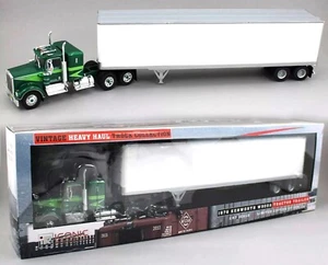 1976 KENWORTH W900A TRUCK W/TRAILER Movin On GREEN 1:43 SCALE BY ICONIC REPLICAS - Picture 1 of 8