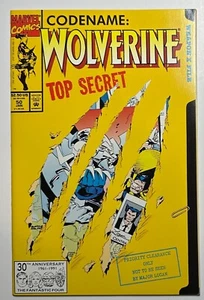 Marvel Comics 1991 WOLVERINE #50 Die Cut Silvestri Cover High Grade Near Mint - Picture 1 of 2