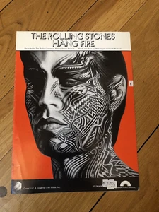 Partitura de ROLLING STONES HANG FIRE (1981) 6 páginas (en muy buen estado + forma) - Imagen 1 de 1