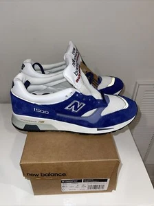 New Balance 1500 Hecho en Inglaterra Para Hombre Azul Real Blanco Gris M1500PWT Talla 8.5 - Imagen 1 de 12