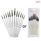 Watercolor Paint Brush 12pcs/set Oil Acrylic Painting Home Bedroom Office
