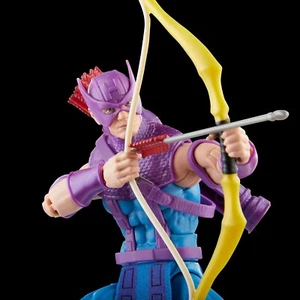 Marvel Legends - Hawkeye with Sky-Cycle Avengers 60th Anniversary 6" Action Fig. - Picture 1 of 11