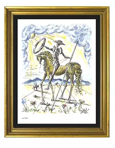 Salvador Dali "Don Quixote" Signed & Hand-Numbered Ltd Ed Print (unframed) - Picture 1 of 2