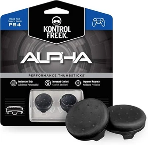 KontrolFreek FPS Freek Alpha Black PS5 PS4 Performance Thumbsticks Thumb Grips - Picture 1 of 6