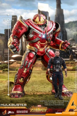 SIDESHOW HULKBUSTER HOT TOYS AVENGERS POSE DE PODER ENVÍO SELLADO DE FÁBRICA CAJA DOBLE Foto 1 de 4