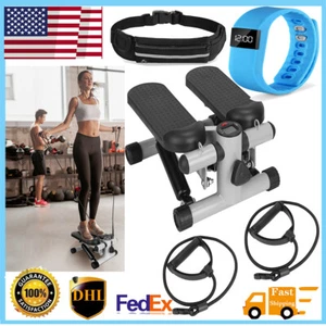Portable Steppers for Exercise, Stair Stepper with Resistance Bands LCD Monitor - Picture 1 of 46