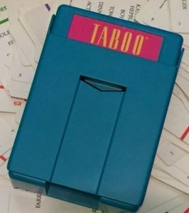 Taboo Family Game MB 1989 EUC Vintage Replacement Parts CARD DISPENSER ONLY USA - Picture 1 of 2