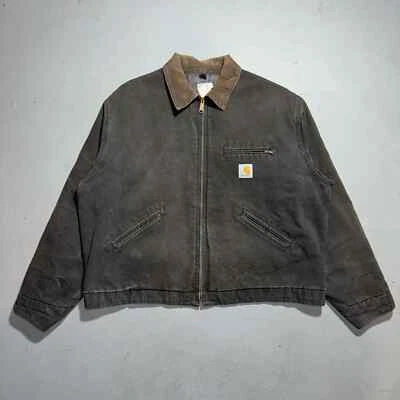 Vintage Carhartt Detroit Jacket Union Made In The USA 90s 80s Blanket Lined - Image 1 of 4