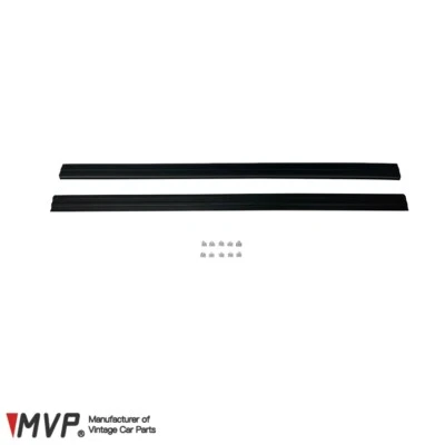 Juego de tiras de umbral de puerta exterior de PVC para BMW E30 cupé descapotable MVP Foto 1 de 4