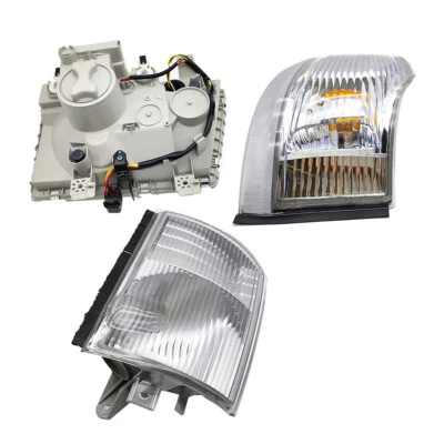 Faro derecho con lámpara de esquina y luz marcadora para Mitsubishi FUSO FE140 FE145 FE180 Foto 1 de 4