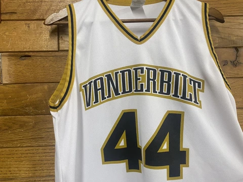Vintage Vanderbilt Commodores Park Antony Pro Sport Basketball Jersey # 44-Sz XL Cover