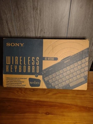 Sony Wireless Keyboard Sony Web TV for the Internet Terminal KI-W200 New in Box - Image 1 of 4