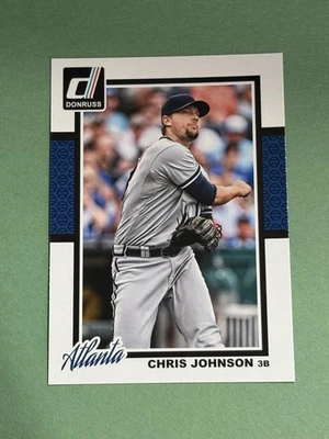 Chris Johnson 2014 Donruss Atlanta Braves #58 Y14 - Image 1 of 2