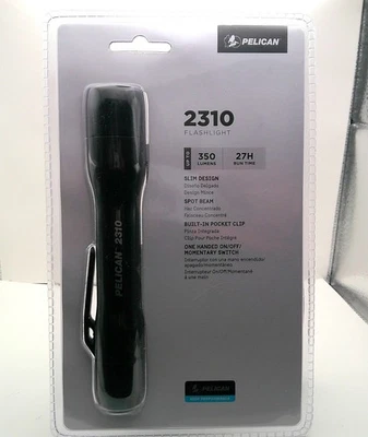 PELICAN 2310 SLIM DESIGN FLASHLIGHT WITH BUILT IN POCKET CLIP - Image 1 of 2