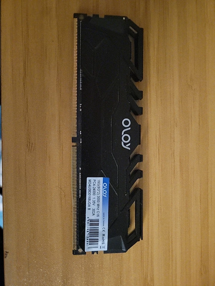 OLOY 16GB DDR4 Desktop Memory RAM 3000 MHz C16 Stick 1x16GB - Image 1 of 1