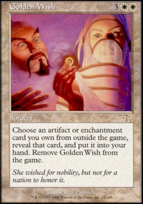 Golden Wish - Medium Play MTG Judgment - Image 1 of 1
