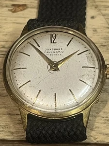1960er Junghans Trilastic 17JEW HAU Handaufz Vintage läuft gut Germany - Picture 1 of 4