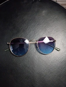 I-gogs 19 runde Brille Sonnenbrille blau getönt - Bild 1 von 3