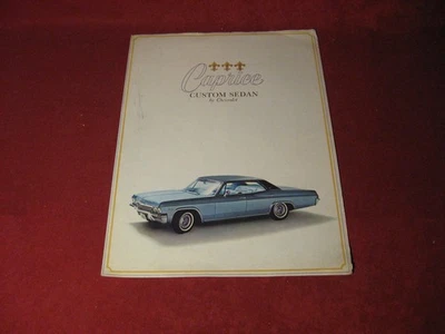 Chevy Caprice 1965 folleto de ventas folleto catálogo antiguo original Foto 1 de 3