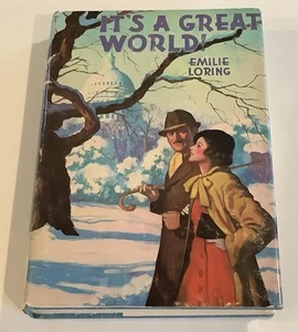 It's A Great World Emilie Baker Loring HC DJ Grosset Vintage Romance(132ia) - Foto 1 di 7