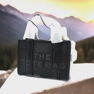 Auténtico Bolso de Mano Marc Jacobs Para Mujer The Nano Cuero Cadena Dorada Correa-Negro ~NUEVO~ - Imagen 1 de 18