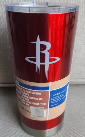 Houston Rockets Travel Tumbler 20oz Ultra Red Cover