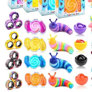 Ultimate 20-Piece Fidget Toy Set for Kids: Ideal for Stress Relief & Focus - Picture 1 of 8