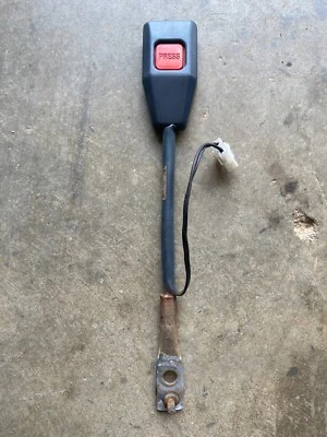 88-91 1990 MAZDA RX7 & CONVERTIBLE CINTURÓN SEGURIDAD CONDUCTOR IZQUIERDO HEBILLA AZUL Foto 1 de 4