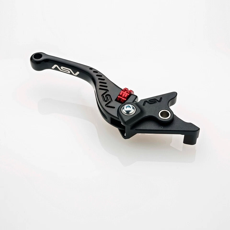 ASV F3 Brake Lever Black Short Yamaha YZF-R1 2004 - 2006 YZF-R6 2005 - 2016 - Image 1 of 3