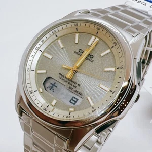 Casio Wave Ceptor WVA-M630D-9AJF Solar Radio Men's Watch 40mm Stainless Steel - Picture 1 of 24