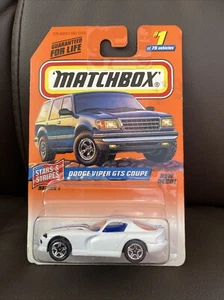 MATCHBOX DODGE VIPER GTS CUPÉ, BLANCO - NUEVO/CARDADO AW519 - Imagen 1 de 6