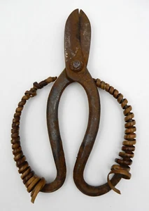 VINTAGE JAPANISCHE GARTENSCHERE MIT WEIDENGRIFF BONSAI GARTEN ALLZWECKSCHERE - Bild 1 von 10