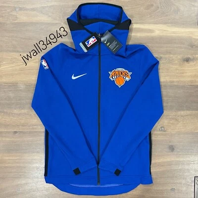 Moletom com capuz Nike New York Knicks masculino NBA Showtime Dri-Fit zíper completo - Imagem 1 de 4