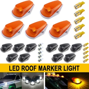 Amber/Smoke Roof Top Cab Marker Lights for Ford F-250 F-350 Pickup 1975-1995 - Picture 1 of 108