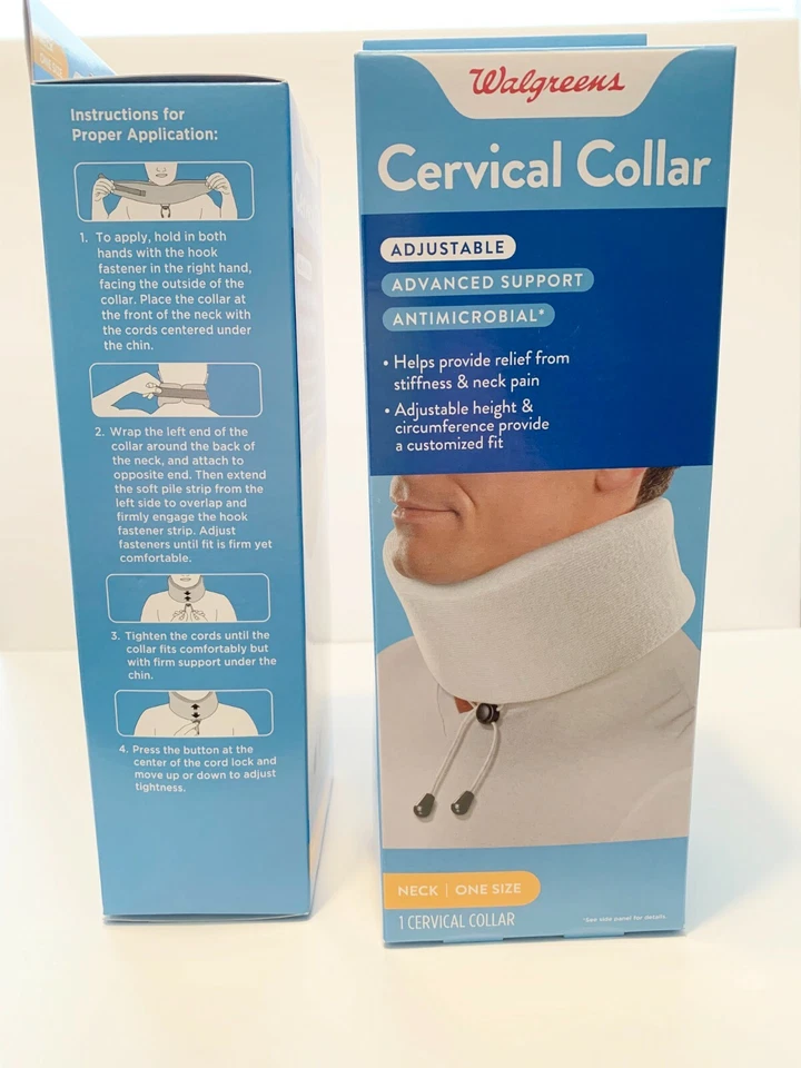 Walgreens - Soporte Avanzado - Cuello Cervical Ajustable, Talla Única para Todos Foto 1 de 1