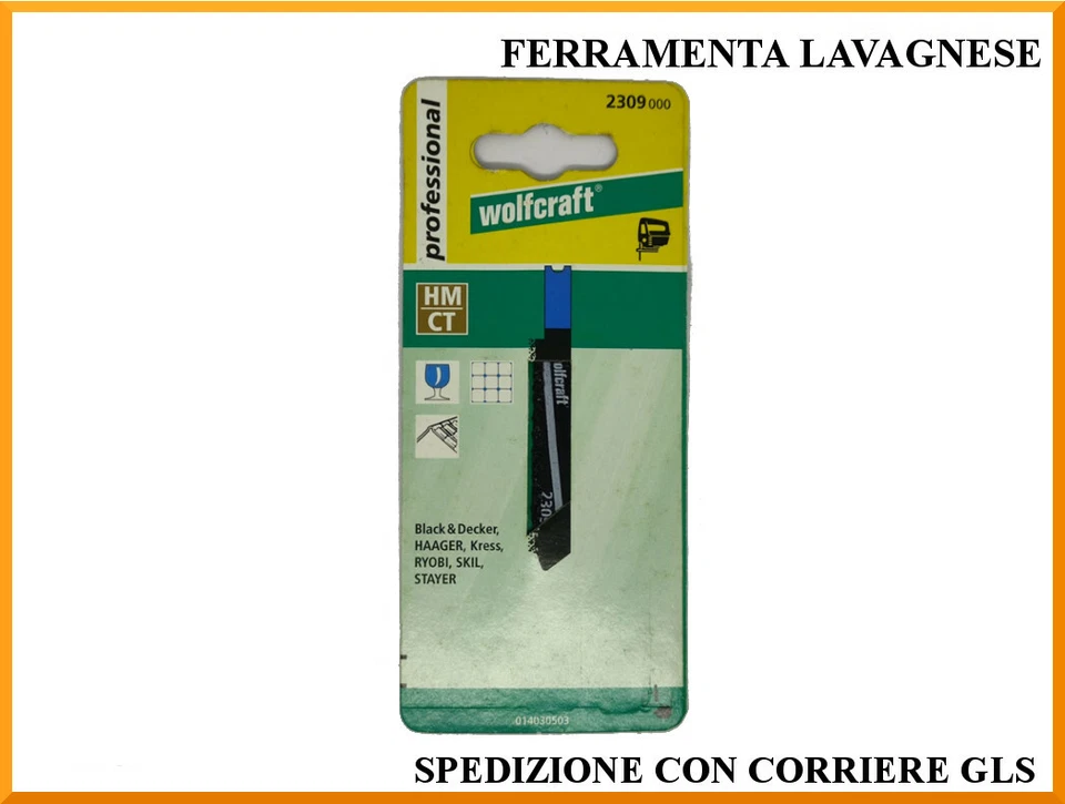 Lame attacco Black & Decker/Ryobi/Stayer/Kress/Haager seghetto alternativo 2309 - Imagen 1 de 1