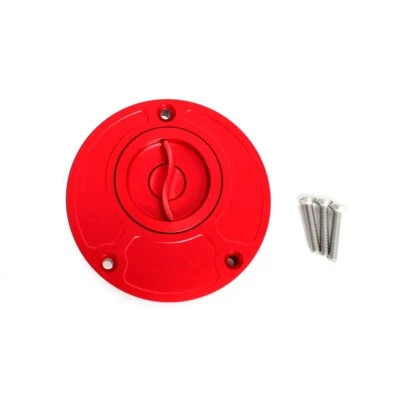 CNC Aluminum Keyless Gas Fuel Tank Cap Cover For Yamaha FZR1000 YZF R1 R6 R6S - Image 1 of 4